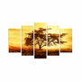 Wallity Pintura Decorativa de MDF Multicolor 5 Piezas 5PMDF-19